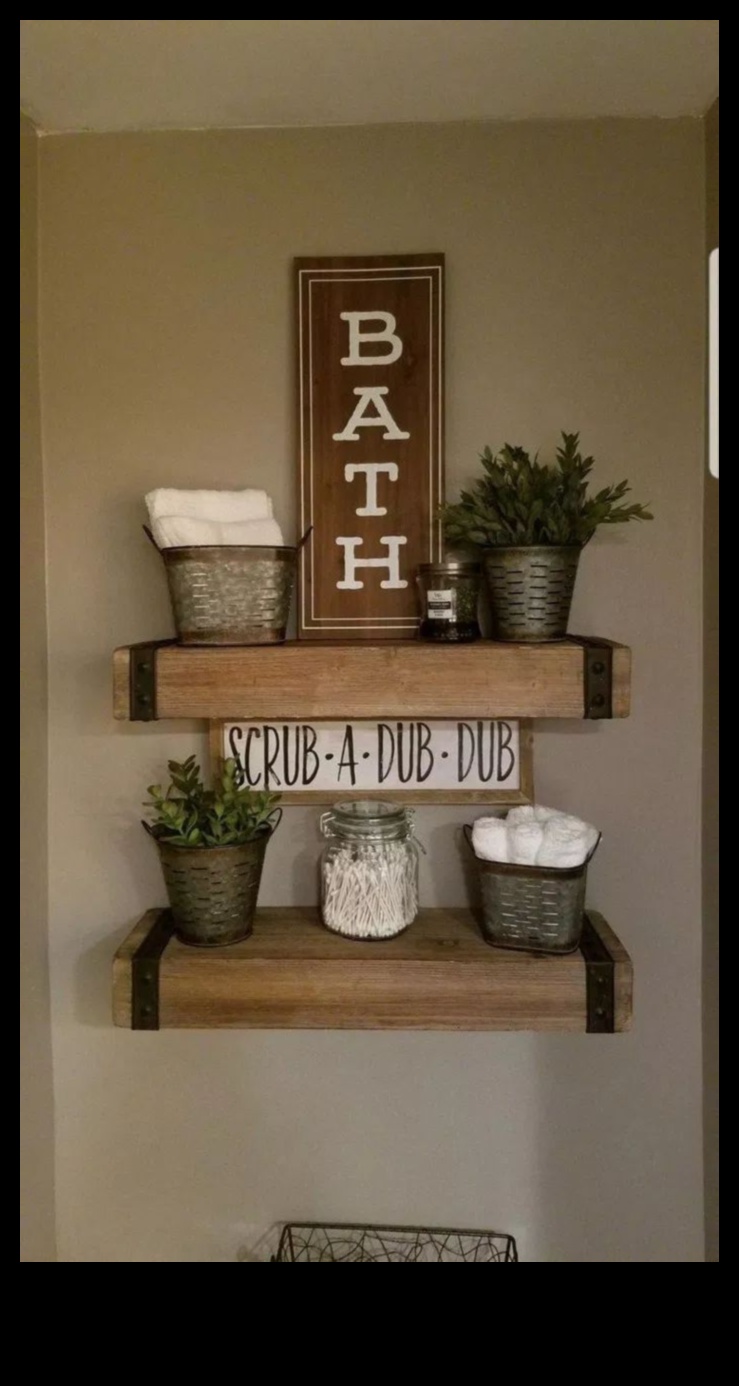 Construiește-ți propriile accesorii de baie rustică 5 Accesorii de baie din lemn bricolaj: crearea unui decor funcțional