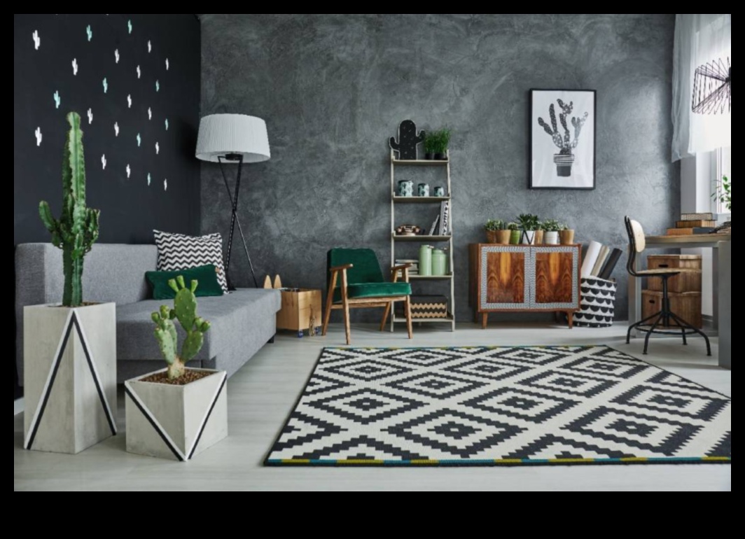 Explorarea utilizării texturilor în decorarea interioară