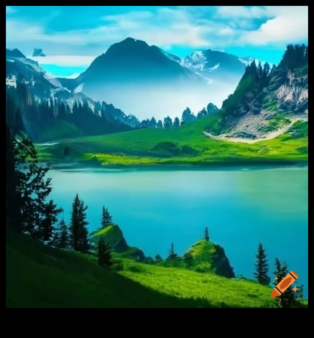 Natură Reverie O explorare picturală a peisajului senin 3 Reverie a naturii: o explorare picturală a peisajului senin
