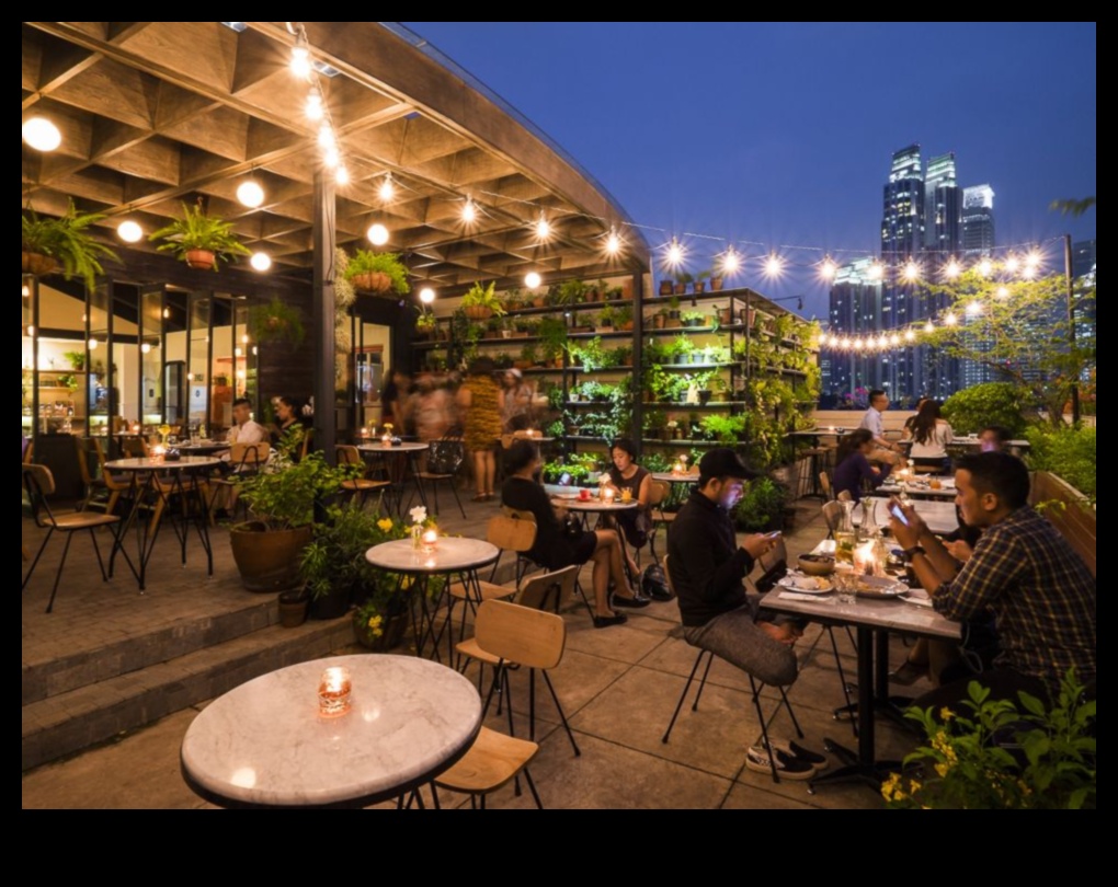 Restaurantele de pe acoperiș O alternativă mai ecologică 4 Cum contribuie peisajele la atracția vizuală a restaurantelor urbane de pe acoperiș?