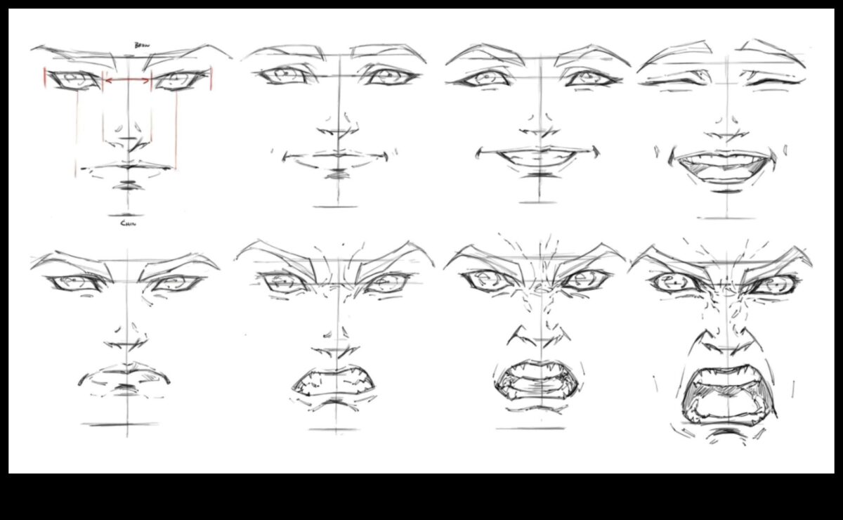 Linii expresive: transmiterea emoției în desene dinamice din desene animate