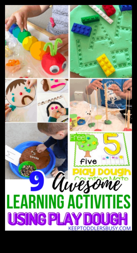 Playdough senzorial O activitate distractivă și educativă pentru copii 1 Joacă senzorială Playdough: bricolaj creativi pentru copii pentru atingere și textură